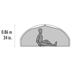 MSR Carbon Reflex 2 V5 Tent - Green -Msr 321023 05 d 668407