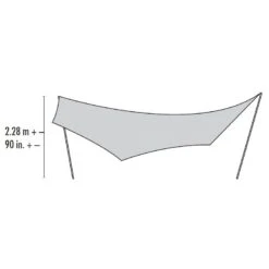 MSR Rendezvous 200 Wing V2 Tarp - Amber -Msr 321066 03 d 668486