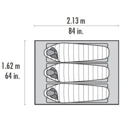 MSR Thru-Hiker Mesh House 3 Tent - Red -Msr 321092 02 d 668539