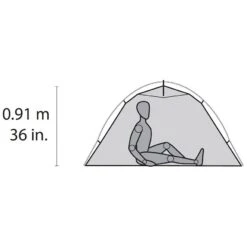 MSR Hubba NX Solo UL Tent - Green -Msr 92425 08 d 149064