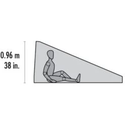 MSR Thru-Hiker Mesh House 1 Tent - Red -Msr msr thru hiker mesh house 1 10822 04 1162078